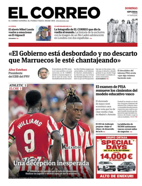 Cover of El Correo (Gipuzkoa)