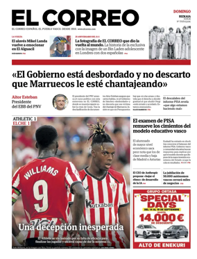 Cover of El Correo (Vizcaya)
