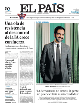 Cover of EL PAIS Andalucia