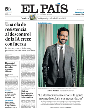 Cover of EL PAIS Catalunya