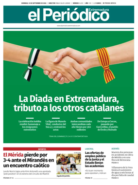 Cover of El Periodico Extremadura