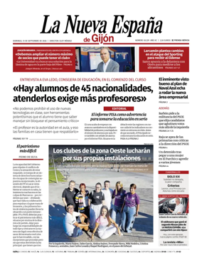 Cover of La Nueva Espana (Gijon)