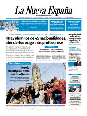 Cover of La Nueva Espana (Oviedo)