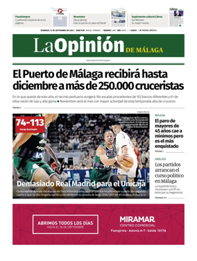 Cover of La Opinion de Malaga