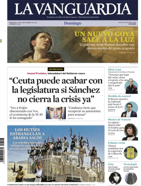 Cover of La Vanguardia (1st Edition)