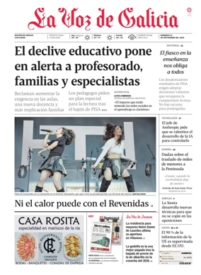 Cover of La Voz de Galicia (Arousa)