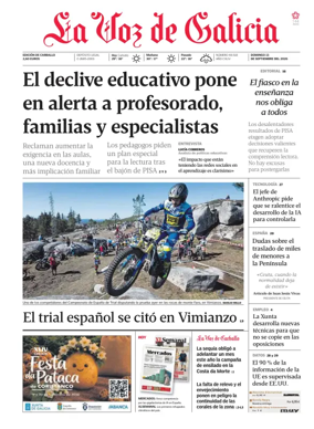 Cover of La Voz de Galicia (Carballo)