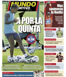 Cover of Mundo Deportivo (Barcelona)