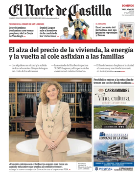 Cover of Norte de Castilla (Valladolid)