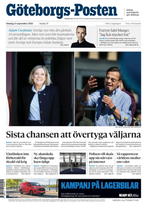 Cover of Goteborgs-Posten