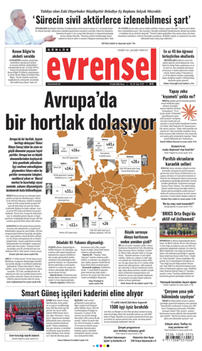 Cover of Evrensel Gazetesi