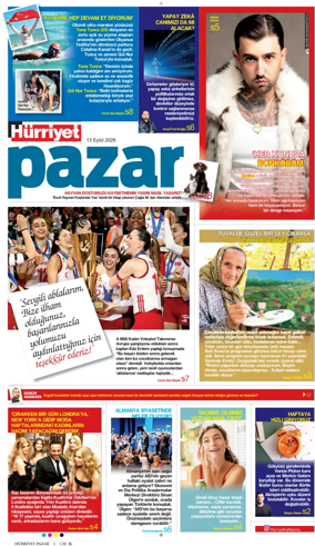 Cover of Hurriyet - Pazar