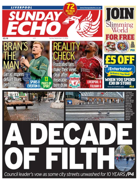 Cover of Liverpool Echo
