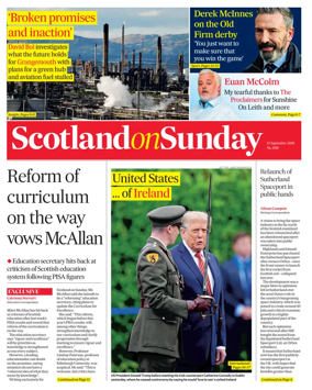 Cover of Scotland on Sunday