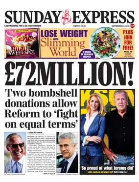 Cover of Sunday Express