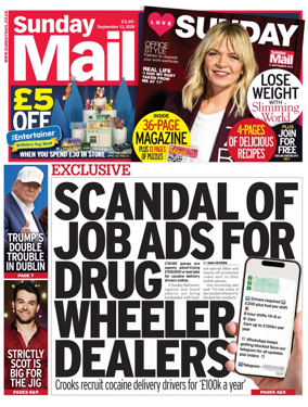 Cover of Sunday Mail (UK)