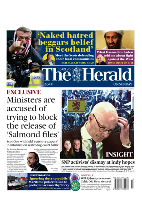 Cover of The Herald (Scotland)