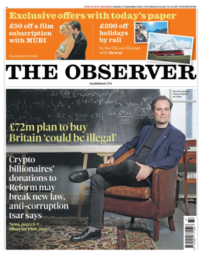 Cover of The Observer