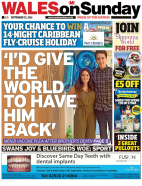 Cover of Wales On Sunday
