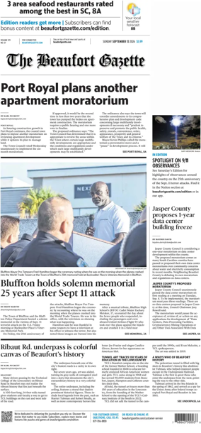 Cover of Beaufort Gazette (Sunday)