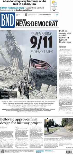 Cover of Belleville News-Democrat (Sunday)