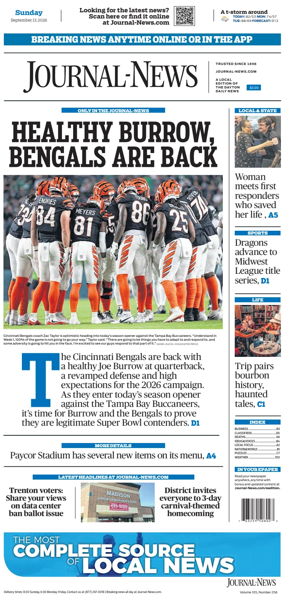 Cover of Hamilton Journal News