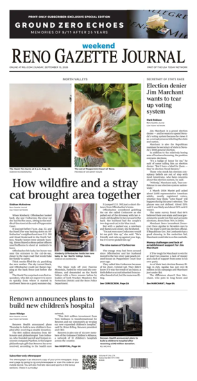 Cover of Reno Gazette Journal
