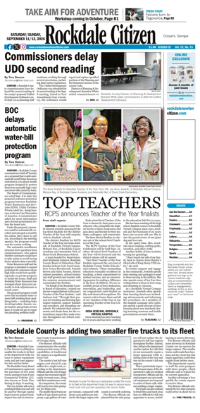 Cover of Rockdale Citiizen