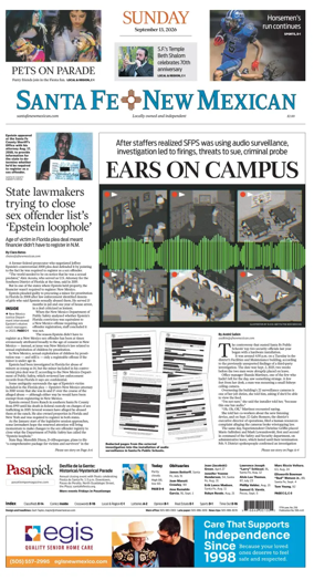 Cover of Santa Fe New Mexican