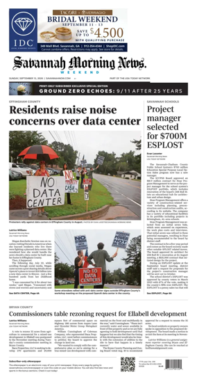 Cover of Savannah Morning News