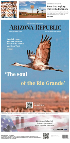 Cover of The Arizona Republic