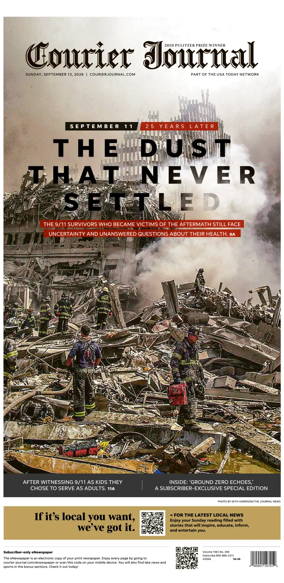 Cover of The Courier-Journal (Louisville)