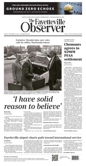 Cover of The Fayetteville Observer