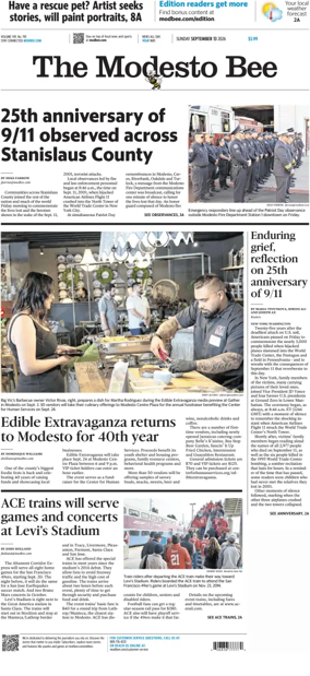 Cover of The Modesto Bee (Sunday)