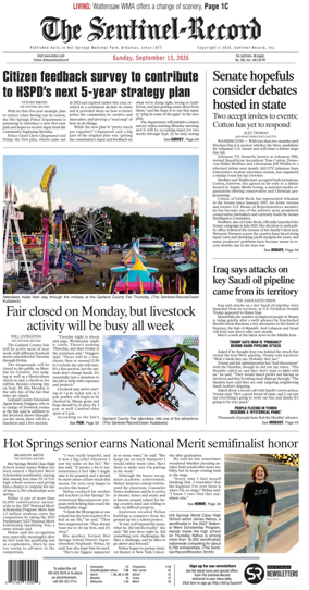 Cover of The Sentinel-Record