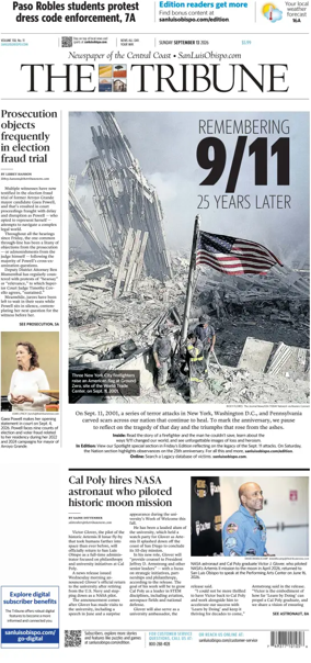 Cover of The Tribune (SLO) (Sunday)