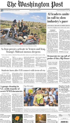 Cover of The Washington Post Sunday