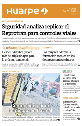 Cover of Diario Huarpe