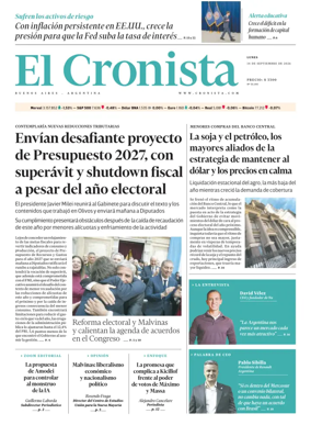 Cover of El Cronista