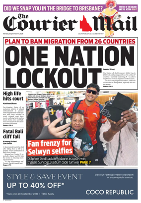Cover of The Courier-Mail