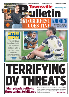 Cover of Townsville Bulletin
