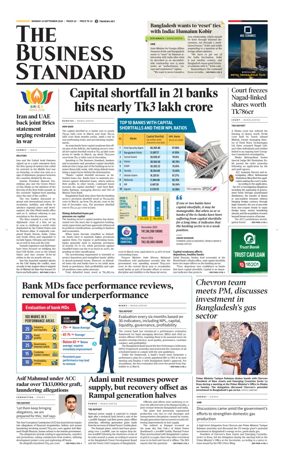 Cover of The Business Standard