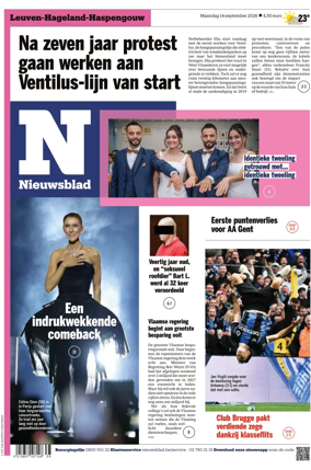 Cover of Het Nieuwsblad