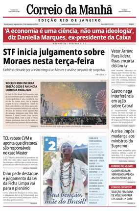 Cover of Jornal Correio da Manha