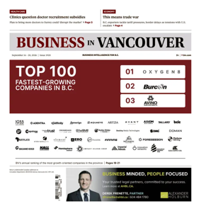 Cover of Business in Vancouver