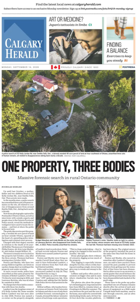 Cover of Calgary Herald