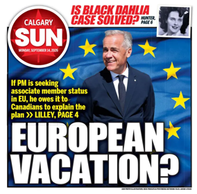 Cover of Calgary Sun