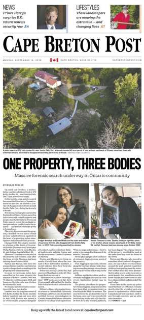 Cover of Cape Breton Post