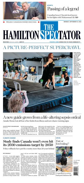 Cover of The Hamilton Spectator