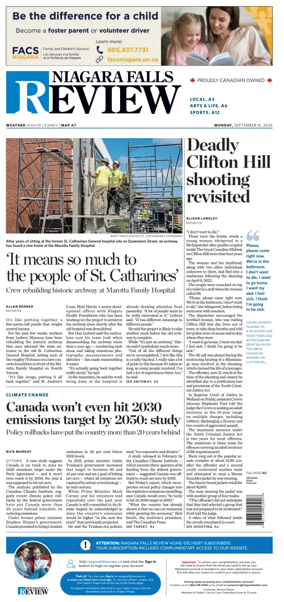 Cover of The Niagara Falls Review